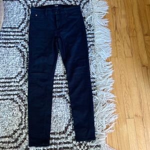 Hudson high rise jeans, black, size 29.